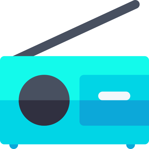 radio Basic Rounded Flat icoon