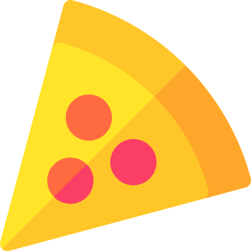 pizza Basic Rounded Flat icon