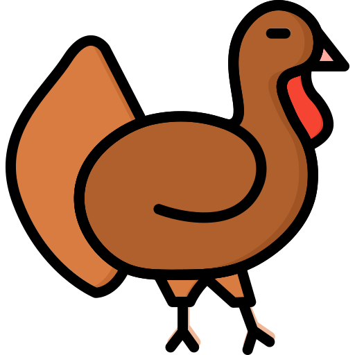 Chicken Generic Outline Color icon