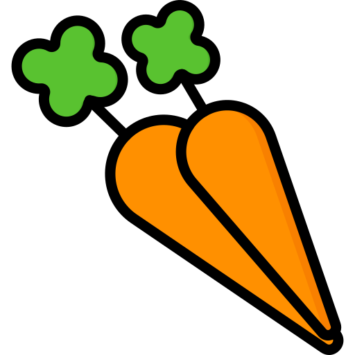 Carrots Generic Outline Color icon