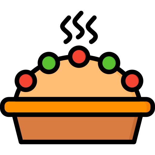tarte aux pommes Generic Outline Color Icône