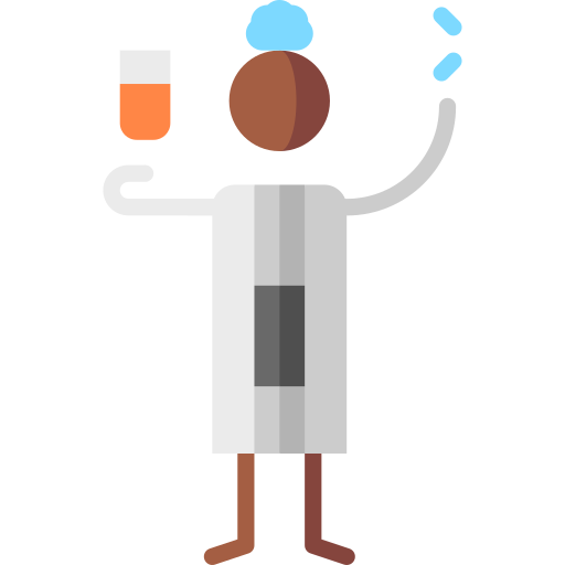 Pharmacist Puppet Characters Flat icon