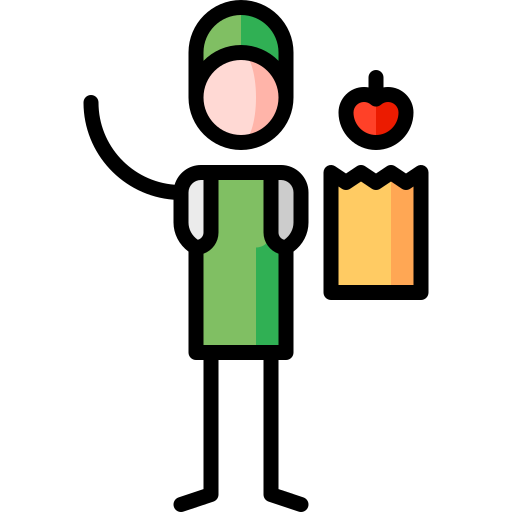 Clerk Puppet Characters Lineal Color icon