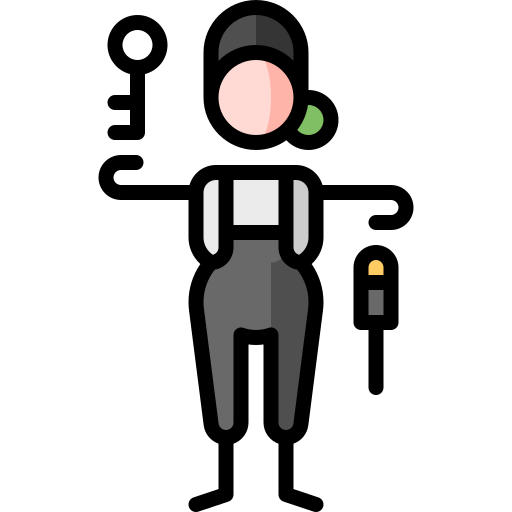 schlosser Puppet Characters Lineal Color icon