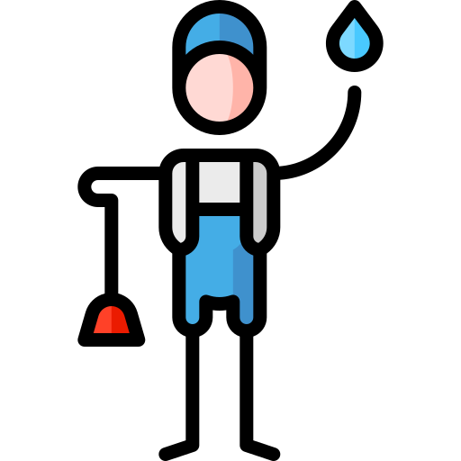 Plumber Puppet Characters Lineal Color icon