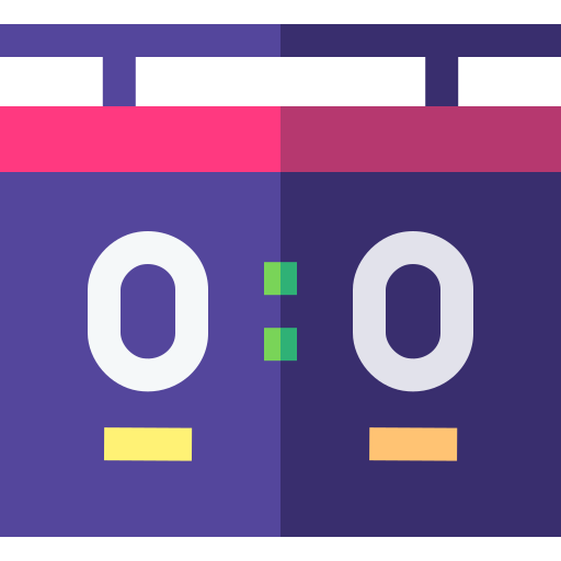 tablero de puntuación Basic Straight Flat icono