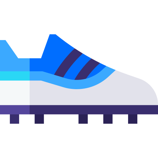 Soccer boots Basic Straight Flat icon