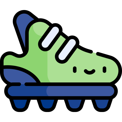 Cleats Kawaii Lineal color icon