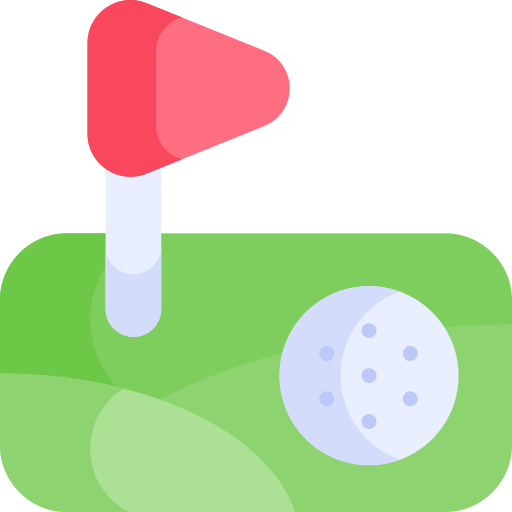 ゴルフ Kawaii Flat icon
