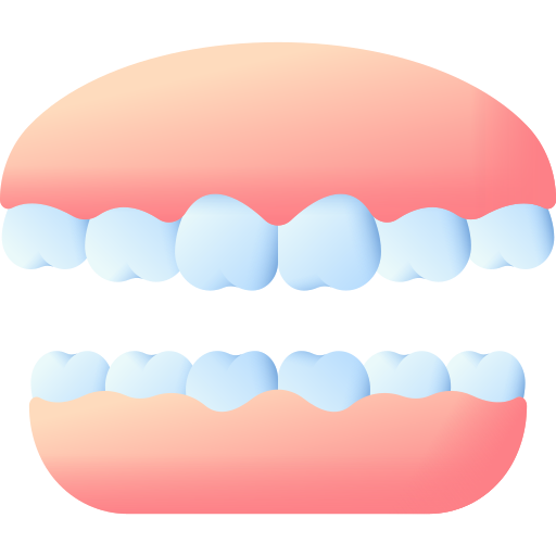 Denture 3D Color icon