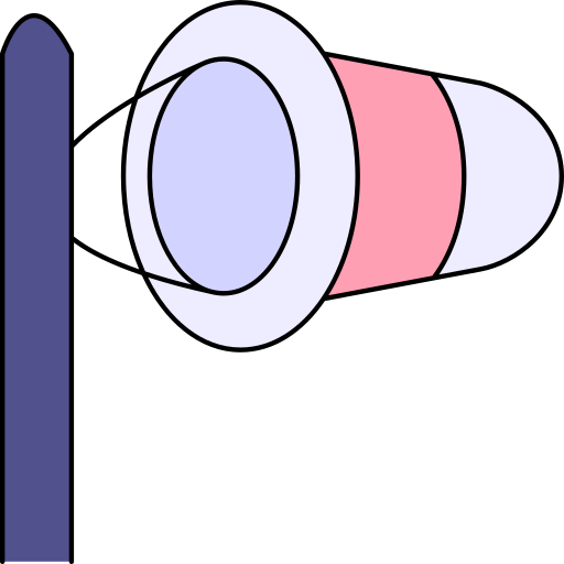 風信号 Generic Thin Outline Color icon