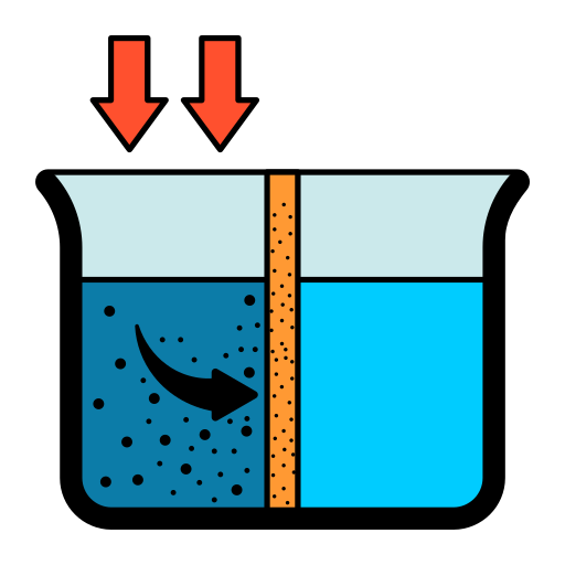 agua purificada Generic Outline Color icono