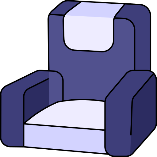 Plane seats Generic Thin Outline Color icon