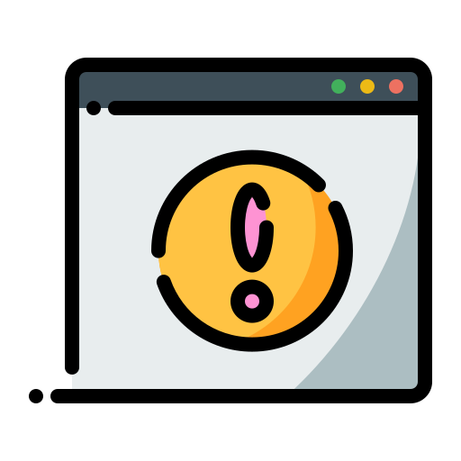 경고 Generic Outline Color icon