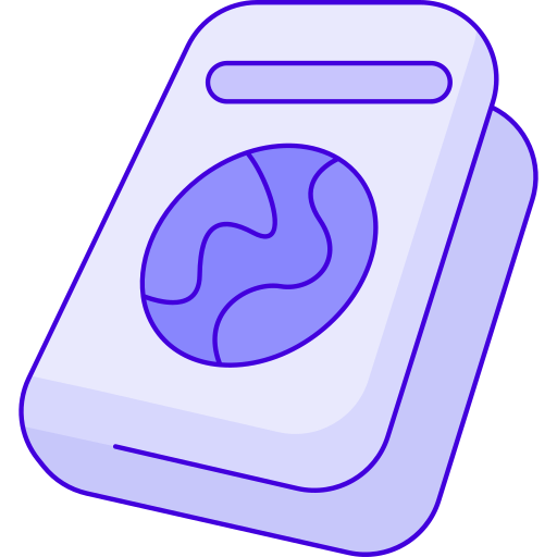 여권 Generic Thin Outline Color icon