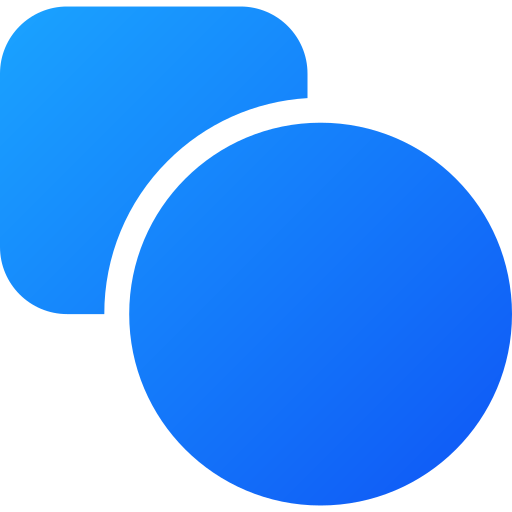 Circle in square Generic Flat Gradient icon