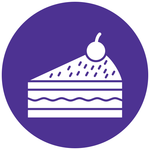 Cake Slice Generic Mixed icon