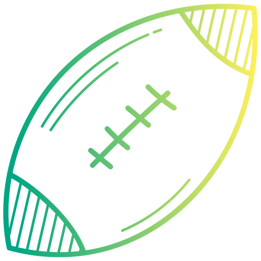 rugby ball Generic Gradient icon