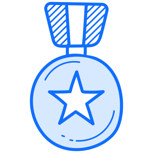 winnaar Generic Blue icoon