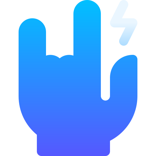 Hand Basic Gradient Gradient icon