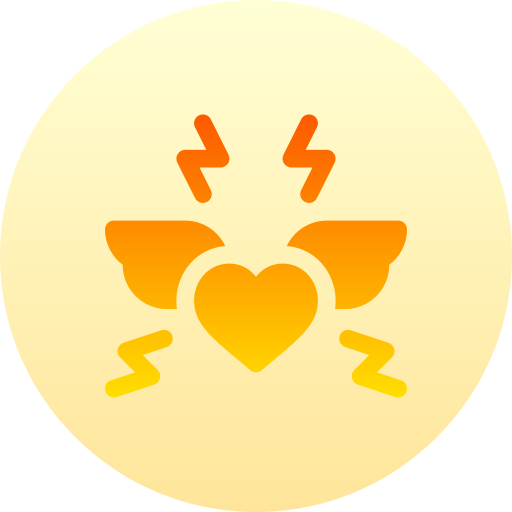 심장 Basic Gradient Circular icon