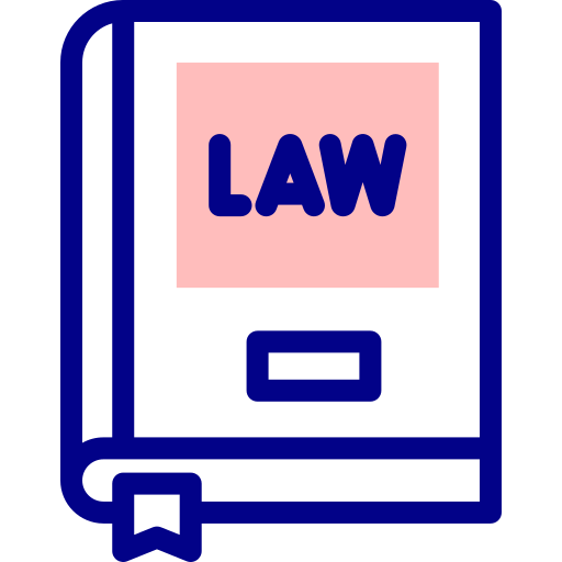 libro de leyes Detailed Mixed Lineal color icono
