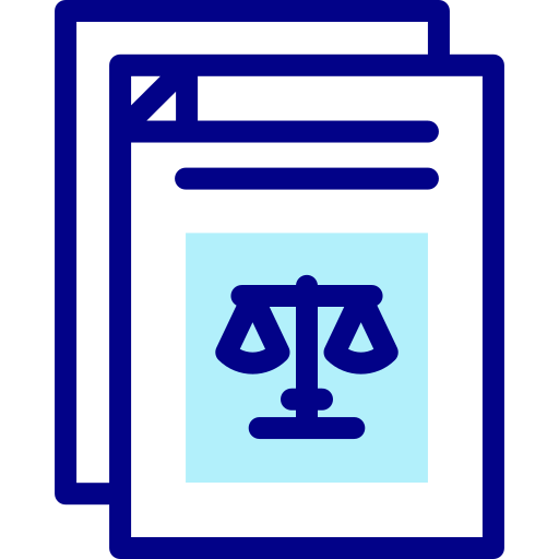 sprawiedliwość Detailed Mixed Lineal color ikona