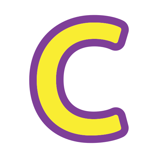 litera c Generic Outline Color ikona