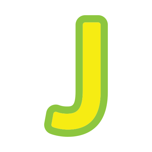 brief j Generic Outline Color icoon