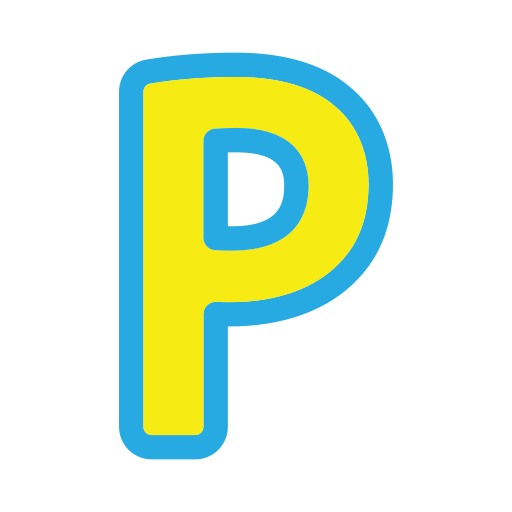 buchstabe p. Generic Outline Color icon