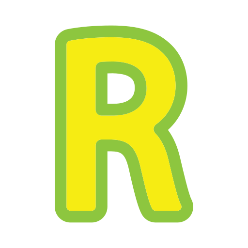 Letter r Generic Outline Color icon