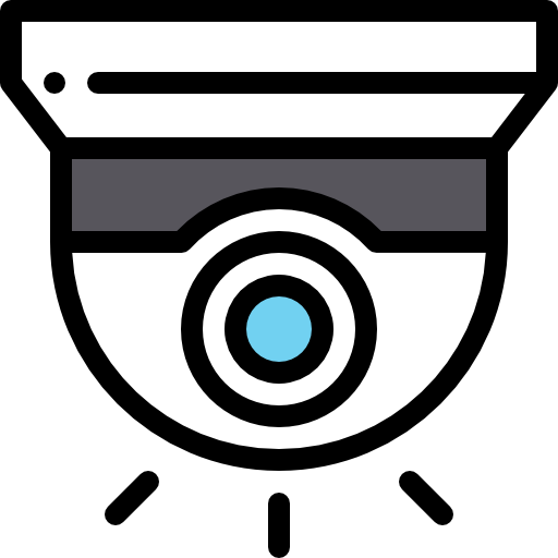 cctv Detailed Rounded Lineal color icon