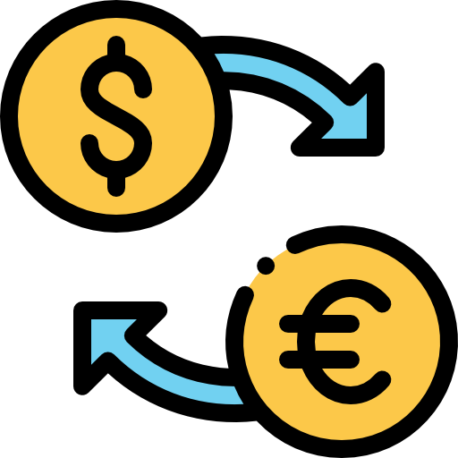 Exchange Detailed Rounded Lineal color icon