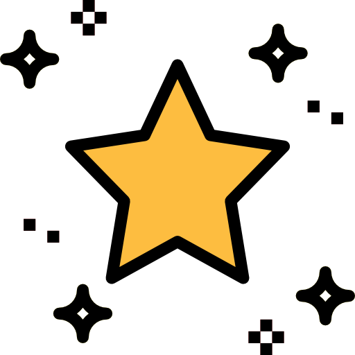 gwiazdy Smalllikeart Lineal Color ikona
