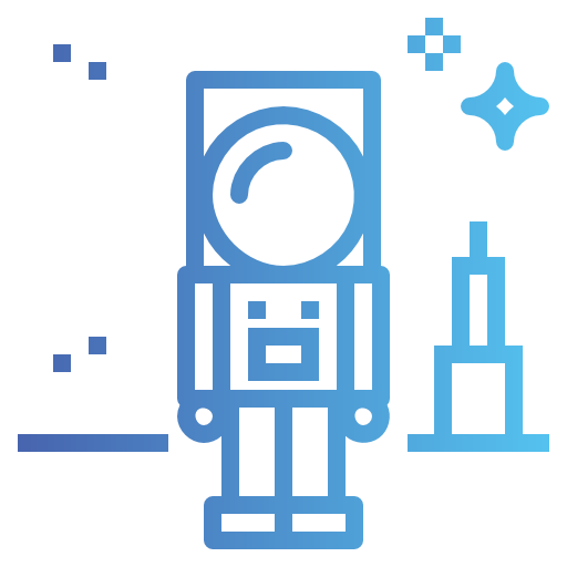 astronaut Smalllikeart Gradient icon