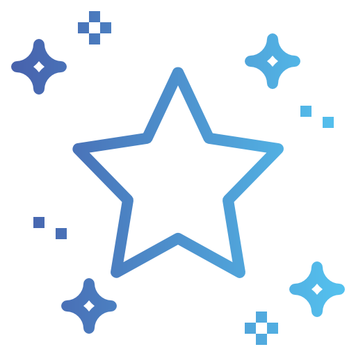 Звезды Smalllikeart Gradient иконка