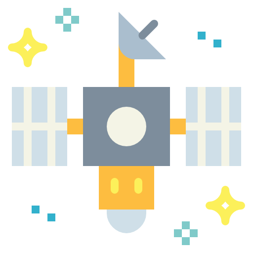 衛星 Smalllikeart Flat icon