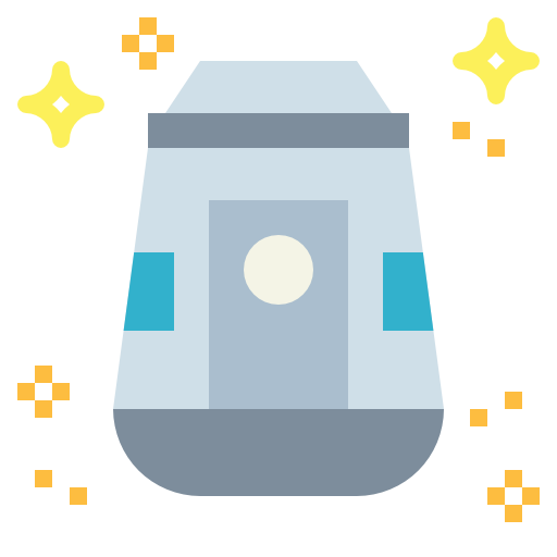 우주 캡슐 Smalllikeart Flat icon