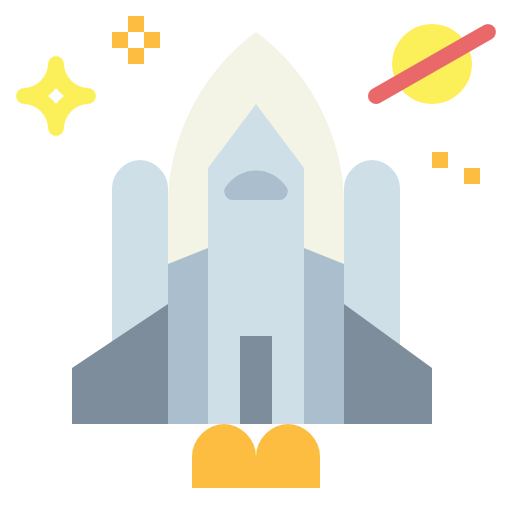 shuttle Smalllikeart Flat icoon