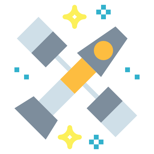 Space station Smalllikeart Flat icon