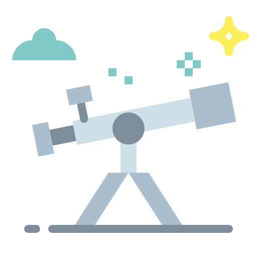 望遠鏡 Smalllikeart Flat icon