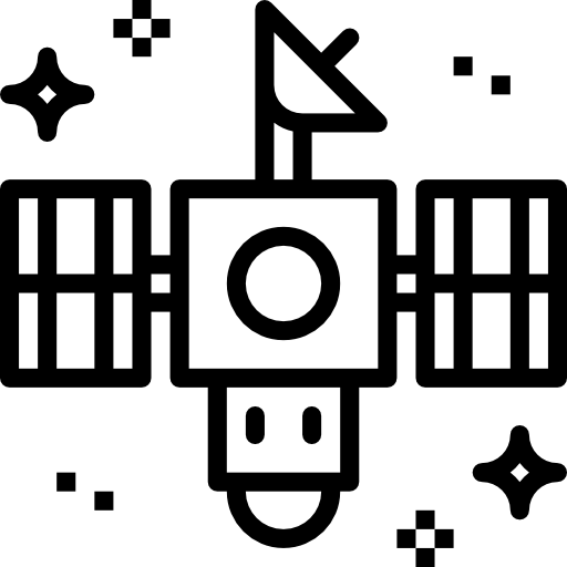 satélite Smalllikeart Lineal icono