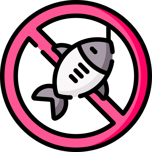 No fishing Special Lineal color icon