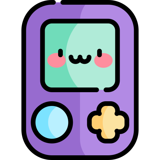 Portable Console Kawaii Lineal color icon