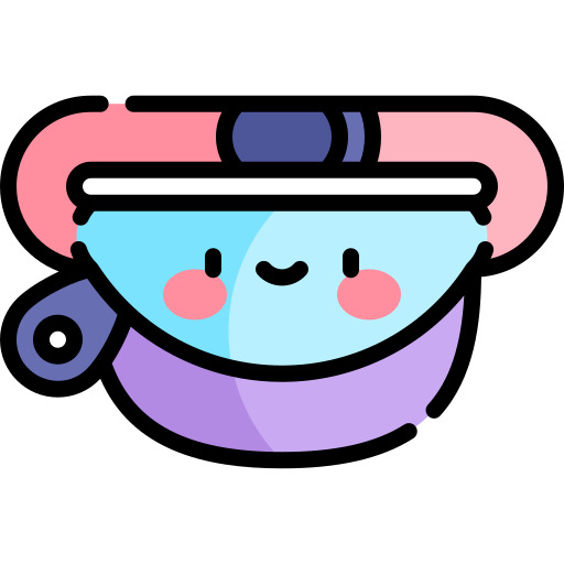 ファニーパック Kawaii Lineal color icon