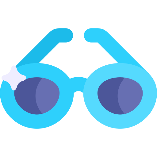 Glasses Kawaii Flat icon