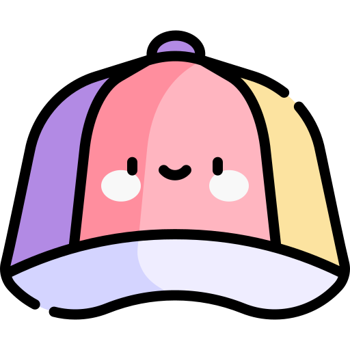 Cap Kawaii Lineal color icon