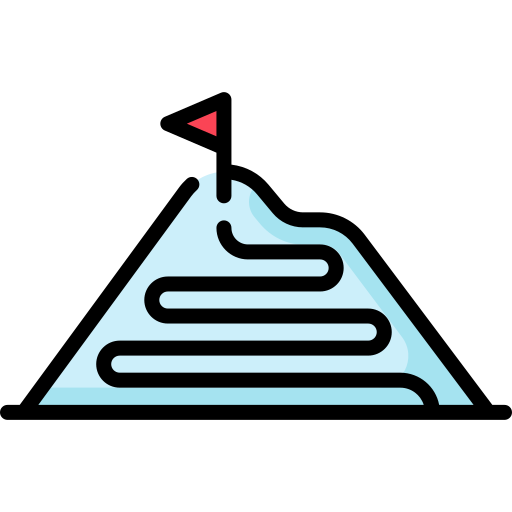 slalom Special Lineal color ikona