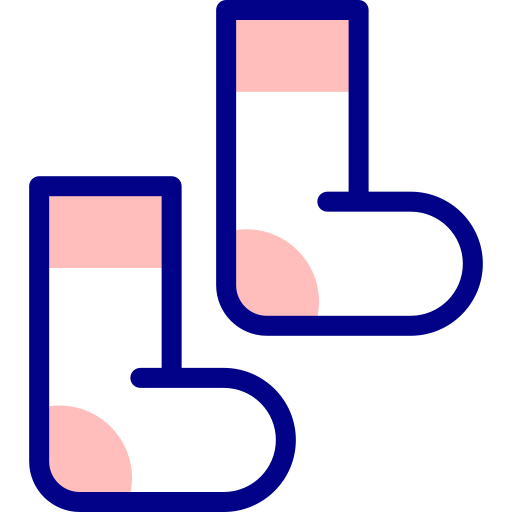 calcetines Detailed Mixed Lineal color icono