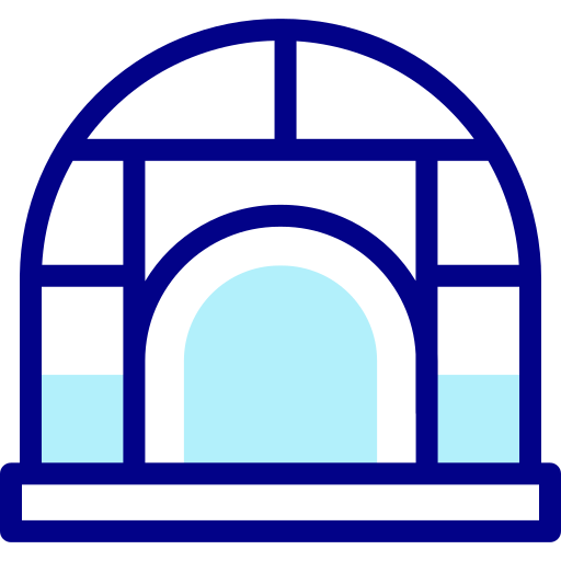 Igloo Detailed Mixed Lineal color icon